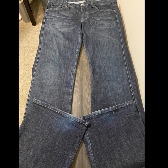 7 for all Mankind - “A” Pocket Jeans - Dark Wash - Size 31 - Picture 2 of 7